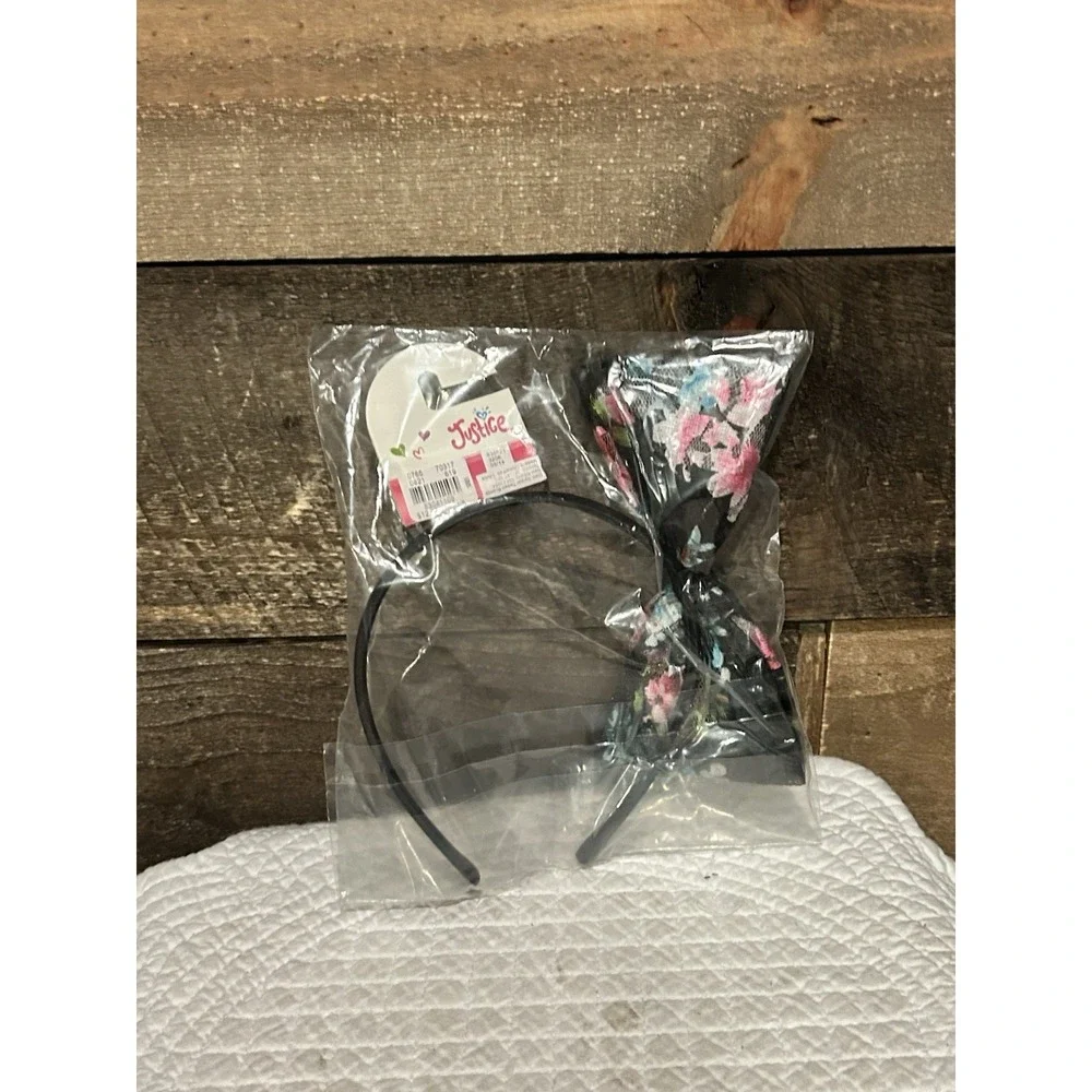 Justice Floral Bow Headbands. New.‎ Set of 10 Gift Bag Item Party Favor